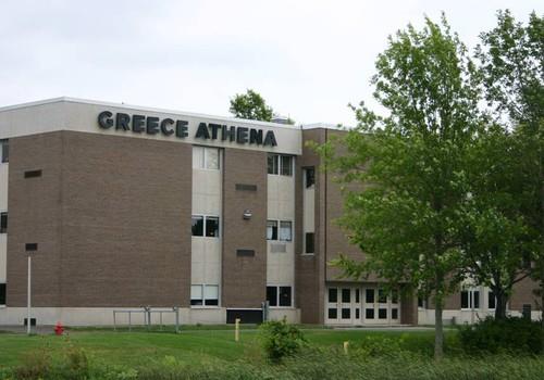 Exterior of Athena Middle School 