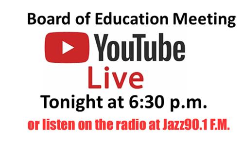 Board of Education Live Stream 
