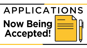 Applications being accepted 